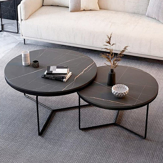 Morden Stone Nesting Coffee Table