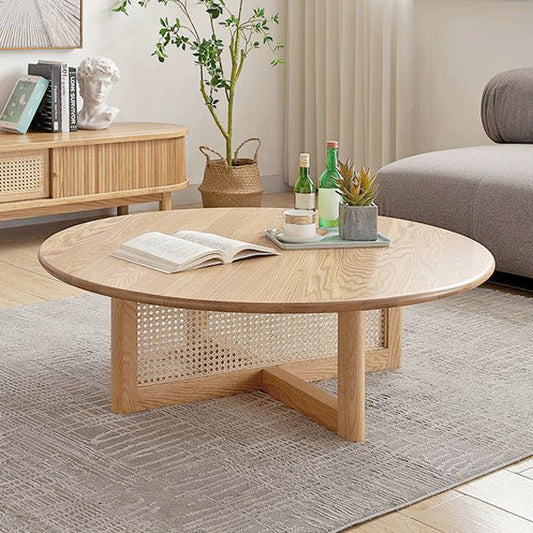 Mistry Cross Legs Japandi Style Coffee Table